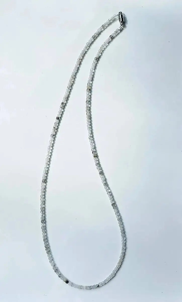 Diamond Ether – Vintage Crystal Bead Necklace view 6